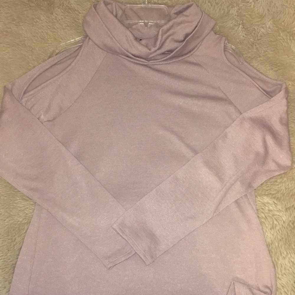 Cowl Neck Sweater (open shoulder)